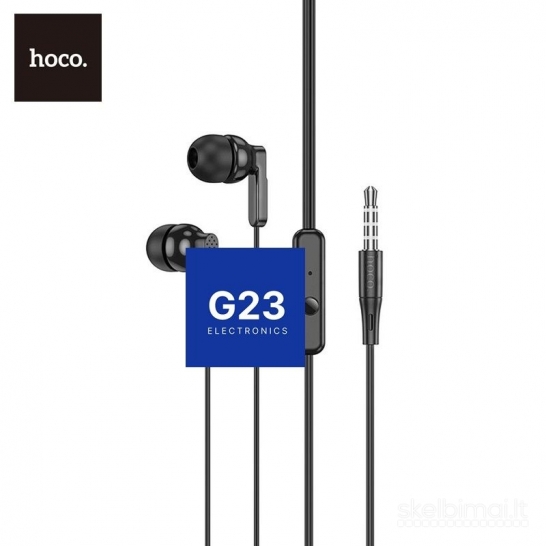 1282 Laidinės ausinės Hoco M121 baltos ir juodos WWW.G23.LT