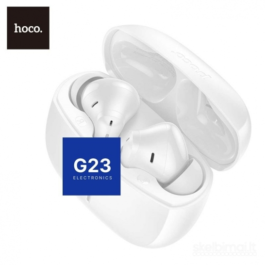 2234 Bluetooth ausinės Hoco ANC ENC EQ34 Plus baltos WWW.G23.LT