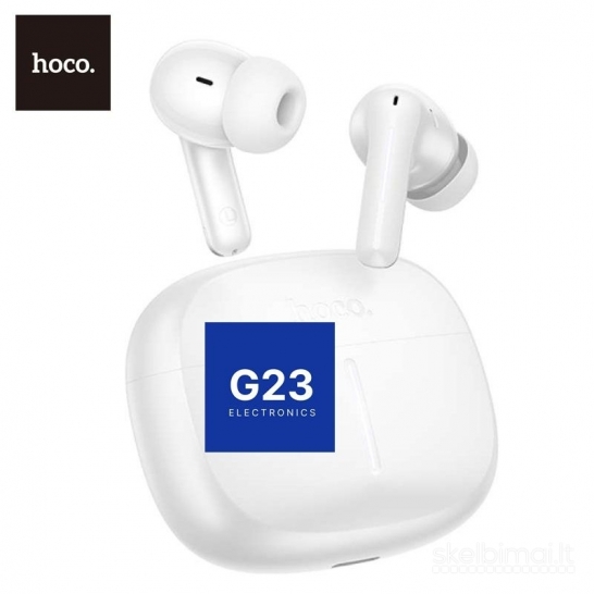 2234 Bluetooth ausinės Hoco ANC ENC EQ34 Plus baltos WWW.G23.LT