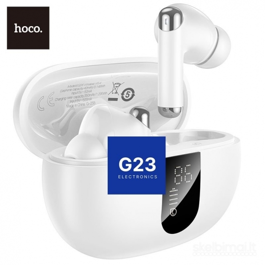 1805 Bluetooth ausinės Hoco ANC ENC EQ26 su ekranėliu WWW.G23.LT