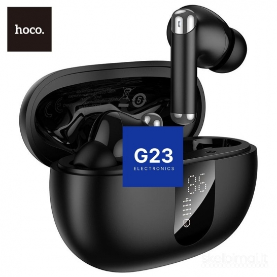 1805 Bluetooth ausinės Hoco ANC ENC EQ26 su ekranėliu WWW.G23.LT