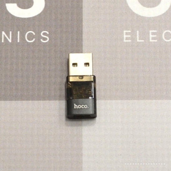 2237 Type-C lizdas į USB 3.0 jungtis Hoco UA36C juodos WWW.G23.LT