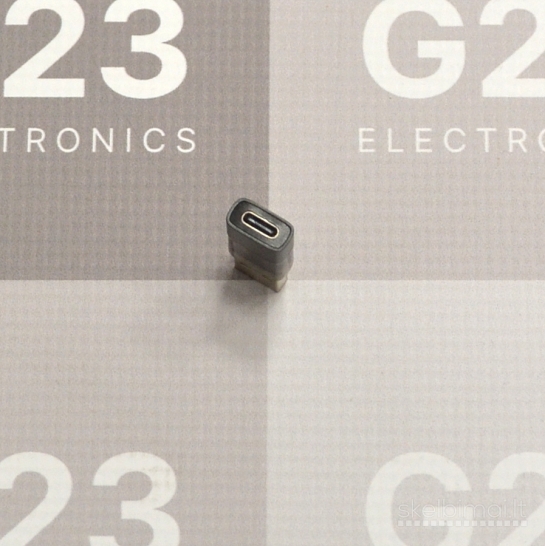 2237 Type-C lizdas į USB 3.0 jungtis Hoco UA36C juodos WWW.G23.LT