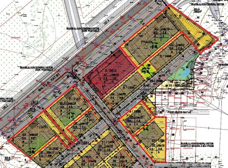 Parduodami labai geroje vietoje 15 sklypų daugiabučių namų ir kotedžų statybai