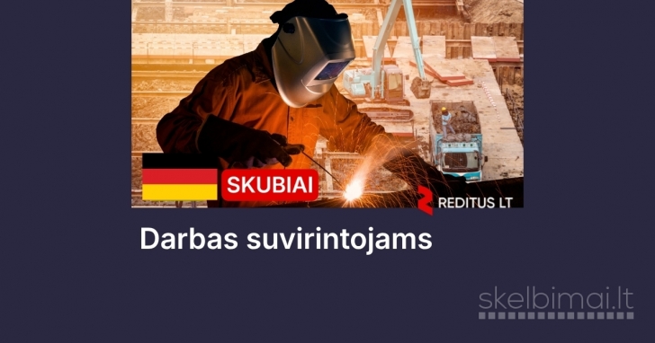 Suvirintojas MAG/WIG/TIG – darbas Vokietijoje (2109)