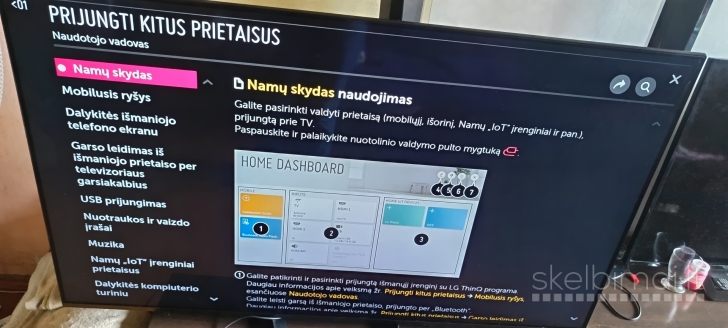 Lg televizorius