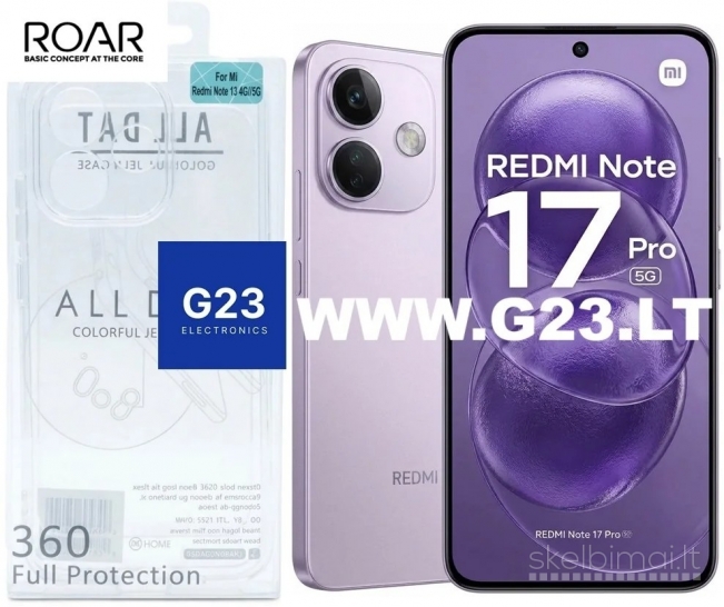 2244 Roar Jelly dėklai Xiaomi Redmi Note 17 Pro 5G WWW.G23.LT