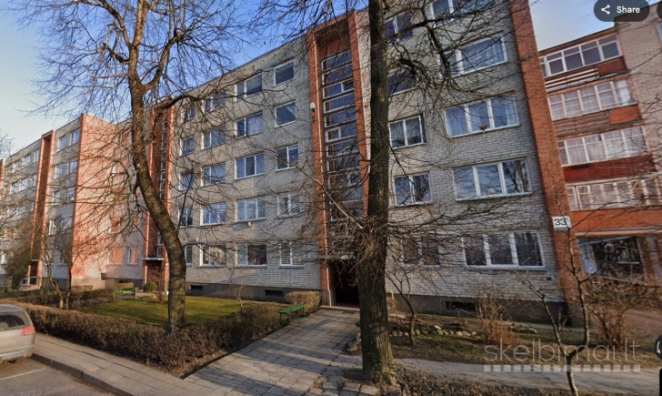 Išnuomojamas 1 kambario butas Staniūnų g. 33A, Panevėžyje