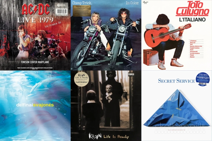 Naujos nepraplėštos plokštelės