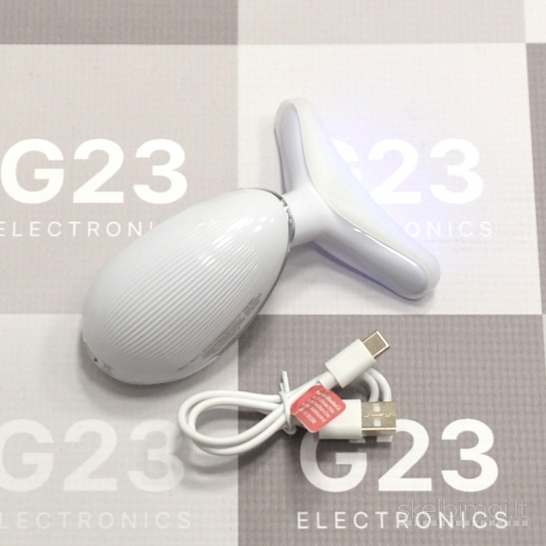 2252 Veido masažuoklis Marielle MMTL su EMS ir LED baltas WWW.G23.LT