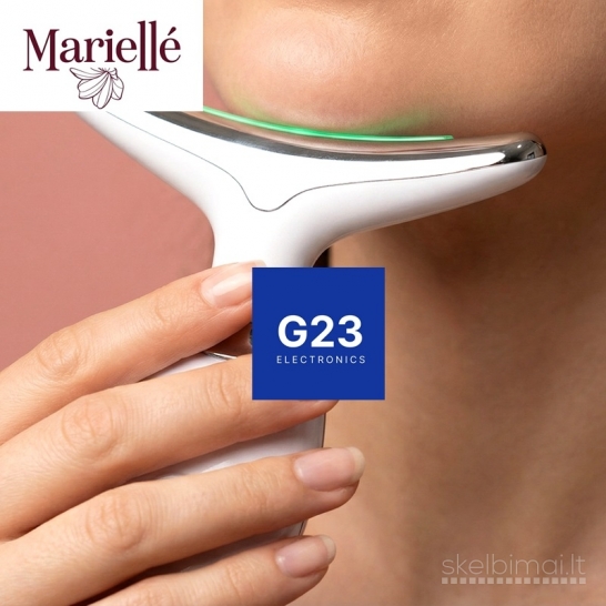 2252 Veido masažuoklis Marielle MMTL su EMS ir LED baltas WWW.G23.LT