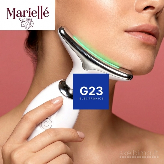 2252 Veido masažuoklis Marielle MMTL su EMS ir LED baltas WWW.G23.LT