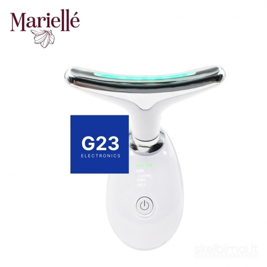 2252 Veido masažuoklis Marielle MMTL su EMS ir LED baltas WWW.G23.LT