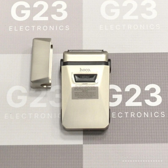 2259 Elektrinis skustuvas Hoco HP31 sidabrinis WWW.G23.LT