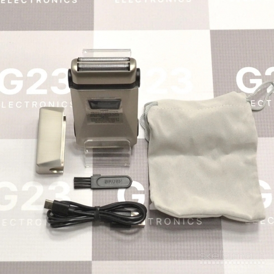 2259 Elektrinis skustuvas Hoco HP31 sidabrinis WWW.G23.LT