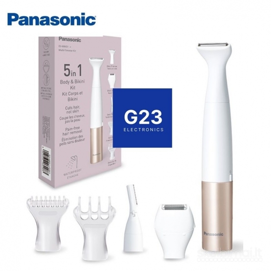 2260 Kūno ir bikinio trimeris Panasonic ES-WM31-P301 WWW.G23.LT
