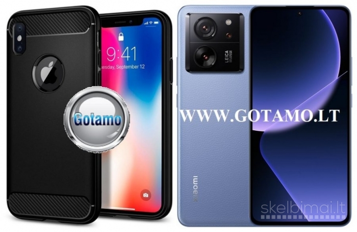 2272 Siege dėklai nugarėlės Xiaomi 13T / 13T Pro telefonams WWW.G23.LT