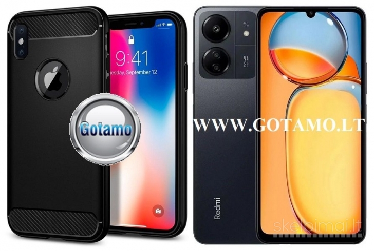 2280 Siege dėklai nugarėlės Xiaomi Redmi 13C / Poco C65 WWW.G23.LT