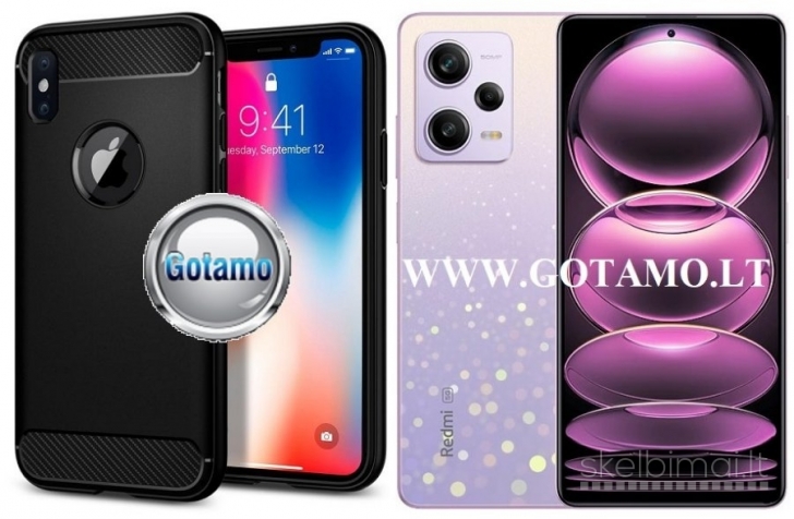 2283 Siege dėklai nugarėlės Xiaomi Redmi Note 12 Pro / Poco X5 Pro WWW.G23.LT