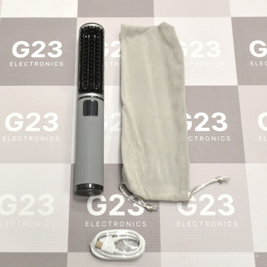 2289 Belaidis plaukų tiesinimo šepetys Hoco DAR34 pilkas WWW.G23.LT