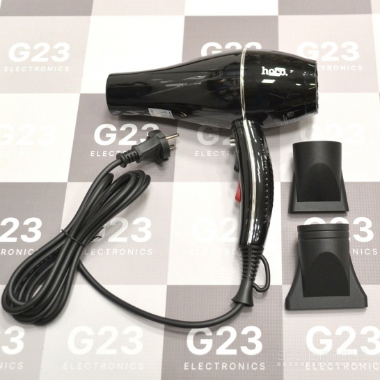 2291 Plaukų džiovintuvas Hoco HP12 1450 W juodas WWW.G23.LT