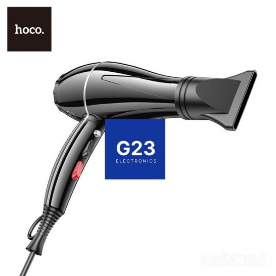 2291 Plaukų džiovintuvas Hoco HP12 1450 W juodas WWW.G23.LT