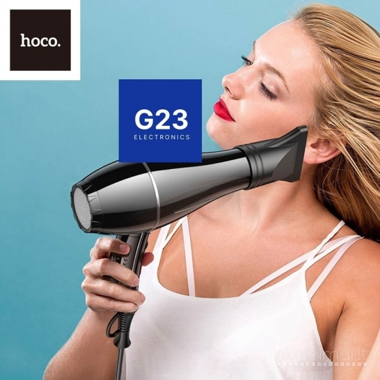2291 Plaukų džiovintuvas Hoco HP12 1450 W juodas WWW.G23.LT