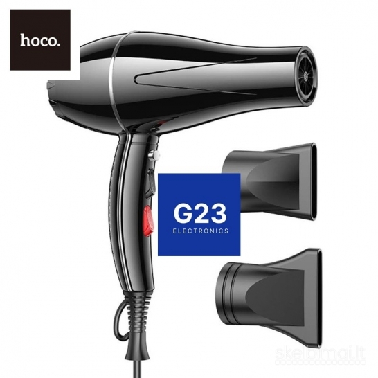 2291 Plaukų džiovintuvas Hoco HP12 1450 W juodas WWW.G23.LT
