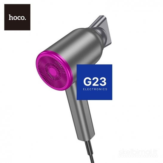 2292 Plaukų džiovintuvas Hoco HP13 1600 W pilkas WWW.G23.LT