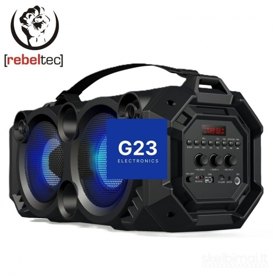 2295 Bluetooth garsiakalbis kolonėlė RebelTec SoundBOX 460 WWW.G23.LT