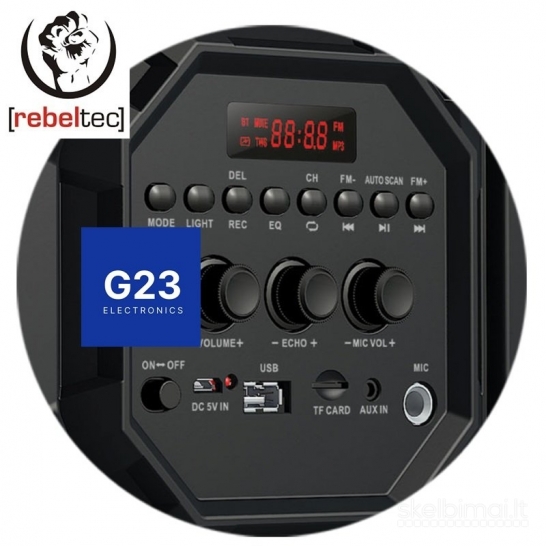 2295 Bluetooth garsiakalbis kolonėlė RebelTec SoundBOX 460 WWW.G23.LT