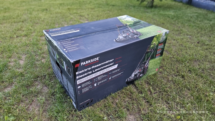 Nauja elektrinė vejapjovė Parkside Performance PPERM 2000 B2