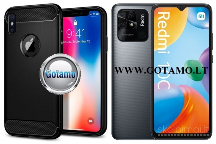 2305 Siege dėklai nugarėlės Xiaomi Redmi 10C / Poco C40 WWW.G23.LT