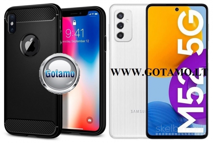 2306 Siege dėklas nugarėlė Samsung Galaxy M52 5G telefonui WWW.G23.LT