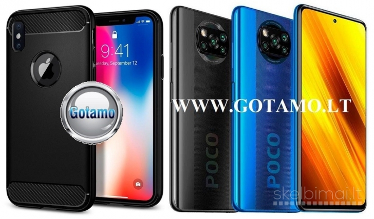 2312 Siege dėklai nugarėlės Xiaomi Poco X3 / Poco X3 NFC WWW.G23.LT