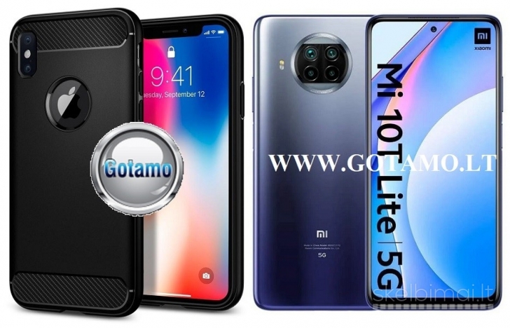 2319 Siege dėklas nugarėlė Xiaomi Mi 10T Lite 5G telefonui WWW.G23.LT