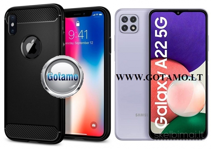 2320 Siege dėklas nugarėlė Samsung Galaxy A22 5G telefonui WWW.G23.LT