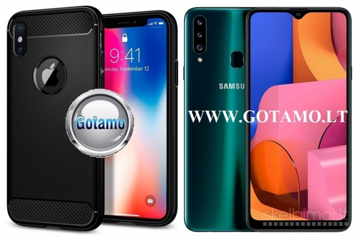 2323 Siege dėklas nugarėlė Samsung Galaxy A20s telefonui WWW.G23.LT