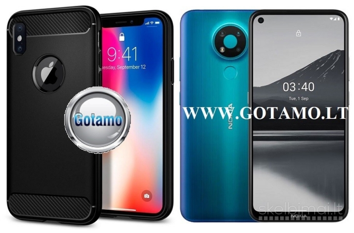 2325 Siege dėklai nugarėlės Nokia 3.4 / 5.4 telefonams WWW.G23.LT