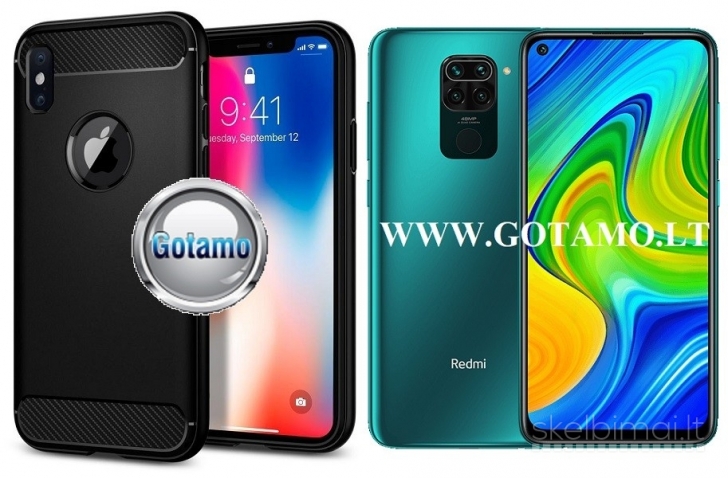 2342 Siege dėklas nugarėlė Xiaomi Redmi Note 9 telefonui WWW.G23.LT