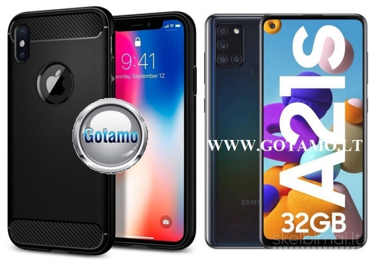 2355 Siege dėklas nugarėlė Samsung Galaxy A21s telefonui WWW.G23.LT
