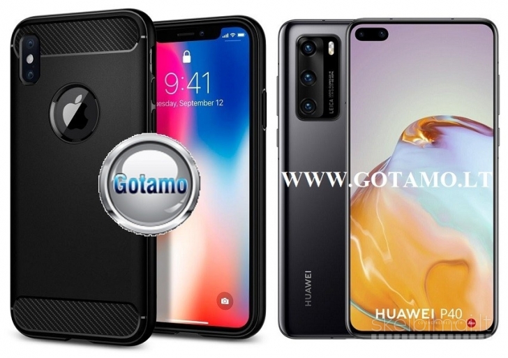 2356 Siege dėklas nugarėlė Huawei P40 telefonui WWW.G23.LT