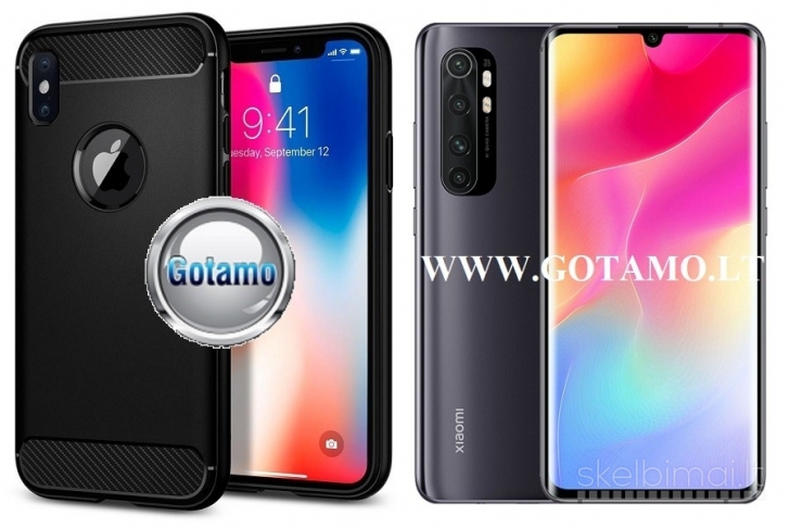 2359 Siege dėklas nugarėlė Xiaomi Mi Note 10 Lite telefonui WWW.G23.LT