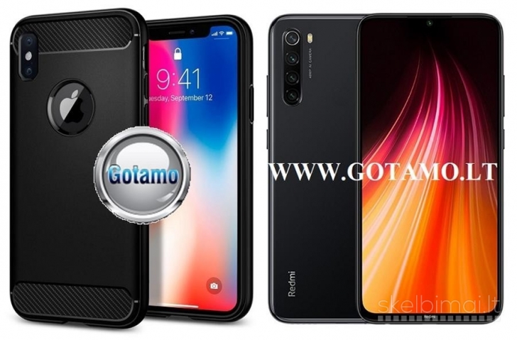 2366 Siege dėklas nugarėlė Xiaomi Redmi Note 8T telefonui WWW.G23.LT