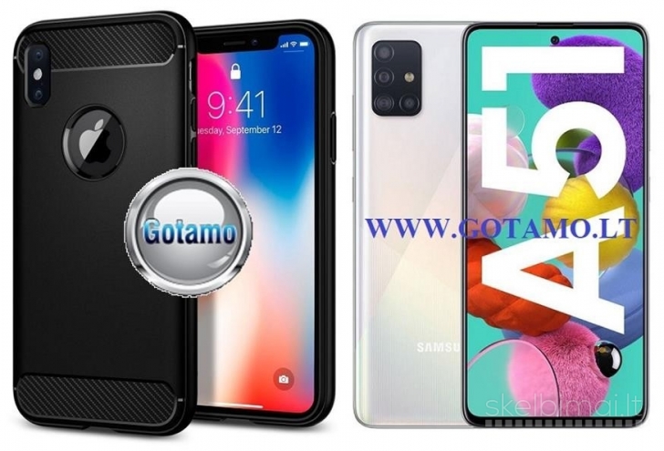 2372 Siege dėklas nugarėlė Samsung Galaxy A51 telefonui WWW.G23.LT