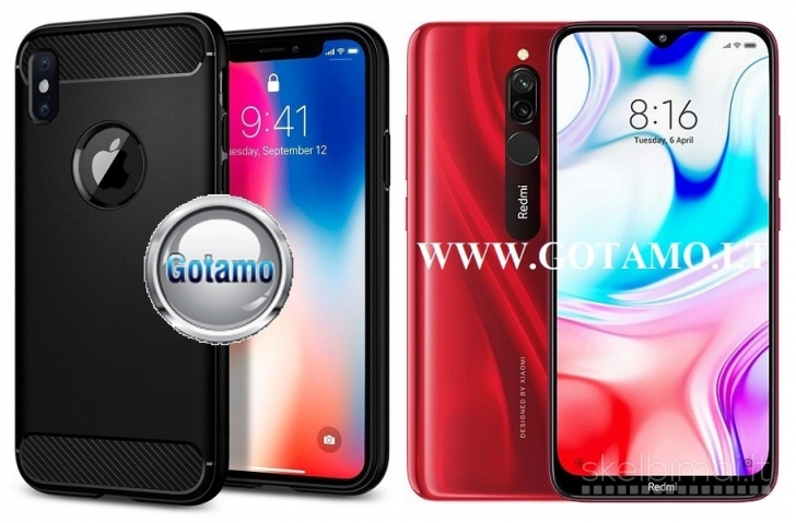 2375 Siege dėklai nugarėlės Xiaomi Redmi 8 / Redmi 8A WWW.G23.LT