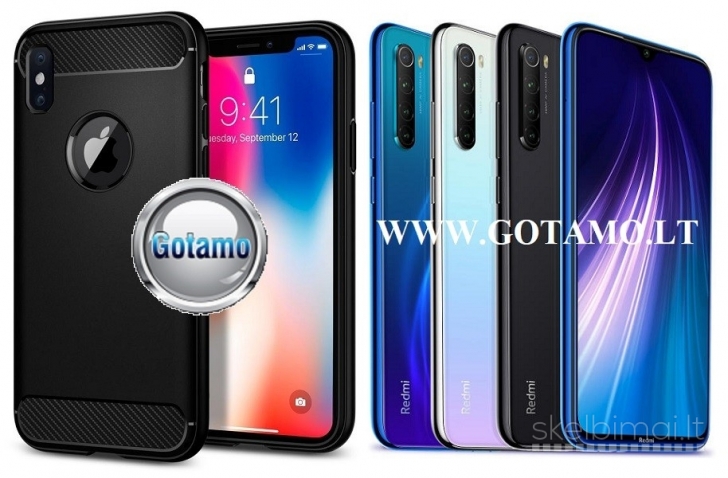 2380 Siege dėklas nugarėlė Xiaomi Redmi Note 8 telefonui WWW.G23.LT
