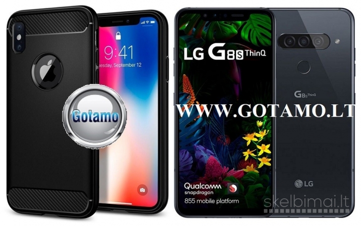 2383 Siege dėklas nugarėlė LG G8S ThinQ telefonui WWW.G23.LT