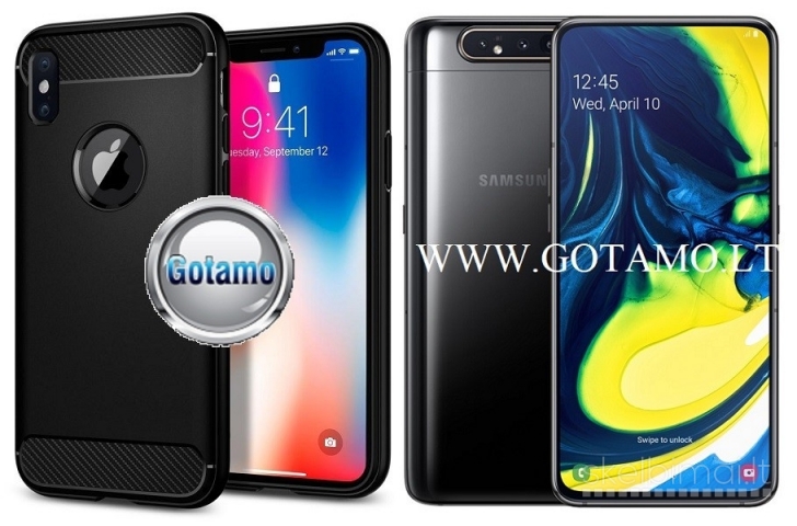 2400 Siege dėklas nugarėlė Samsung Galaxy A80 telefonui WWW.G23.LT