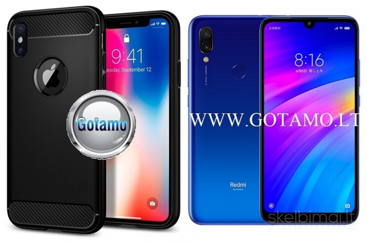 2408 Siege dėklas nugarėlė Xiaomi Redmi 7 telefonui WWW.G23.LT
